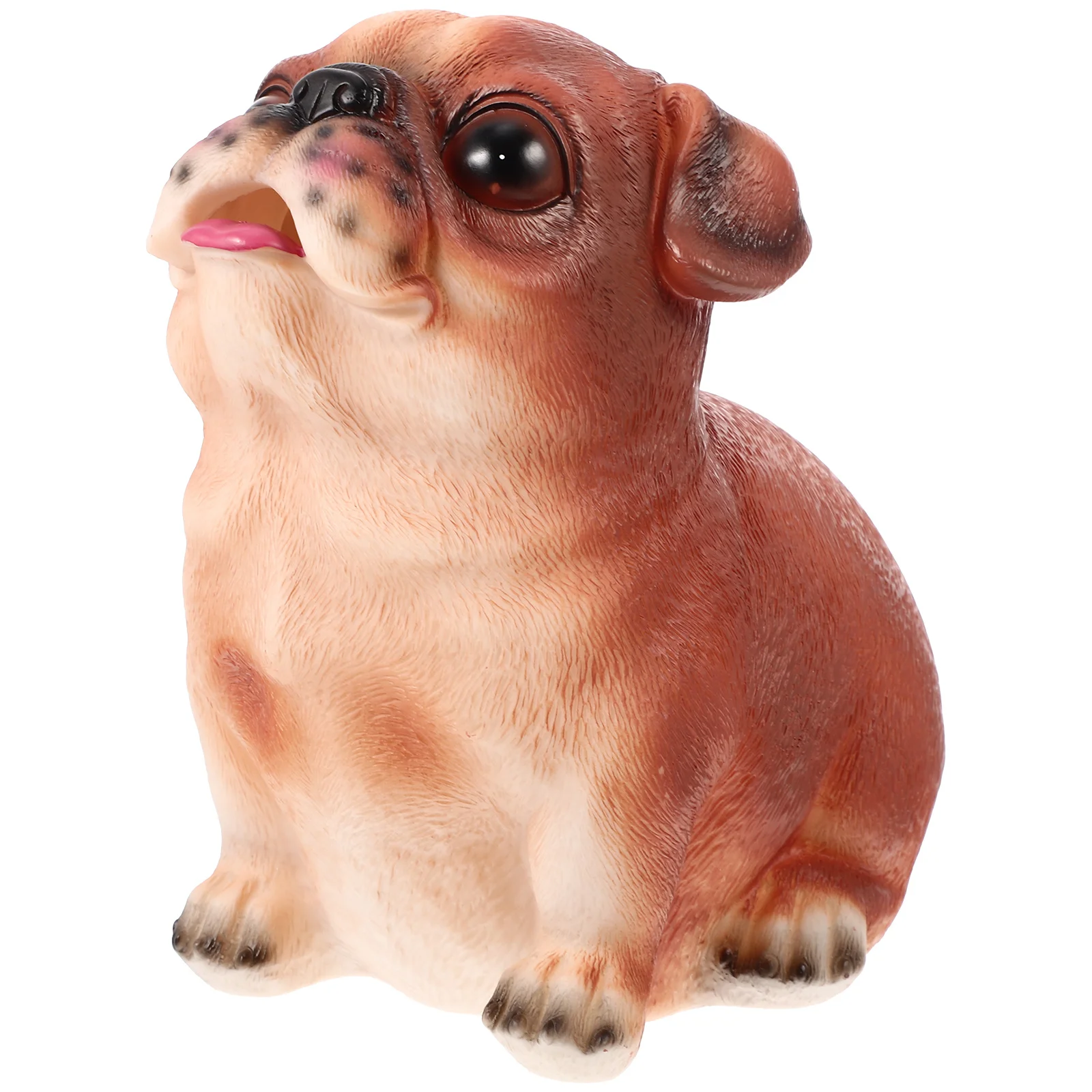 رائعتين الكلب حصالة على شكل حيوان مادة الفينيل قوية عملة البنك للأطفال لطيف سطح المكتب ديكور المال جرة الكلب توفير وعاء جميل عملة جرة #2