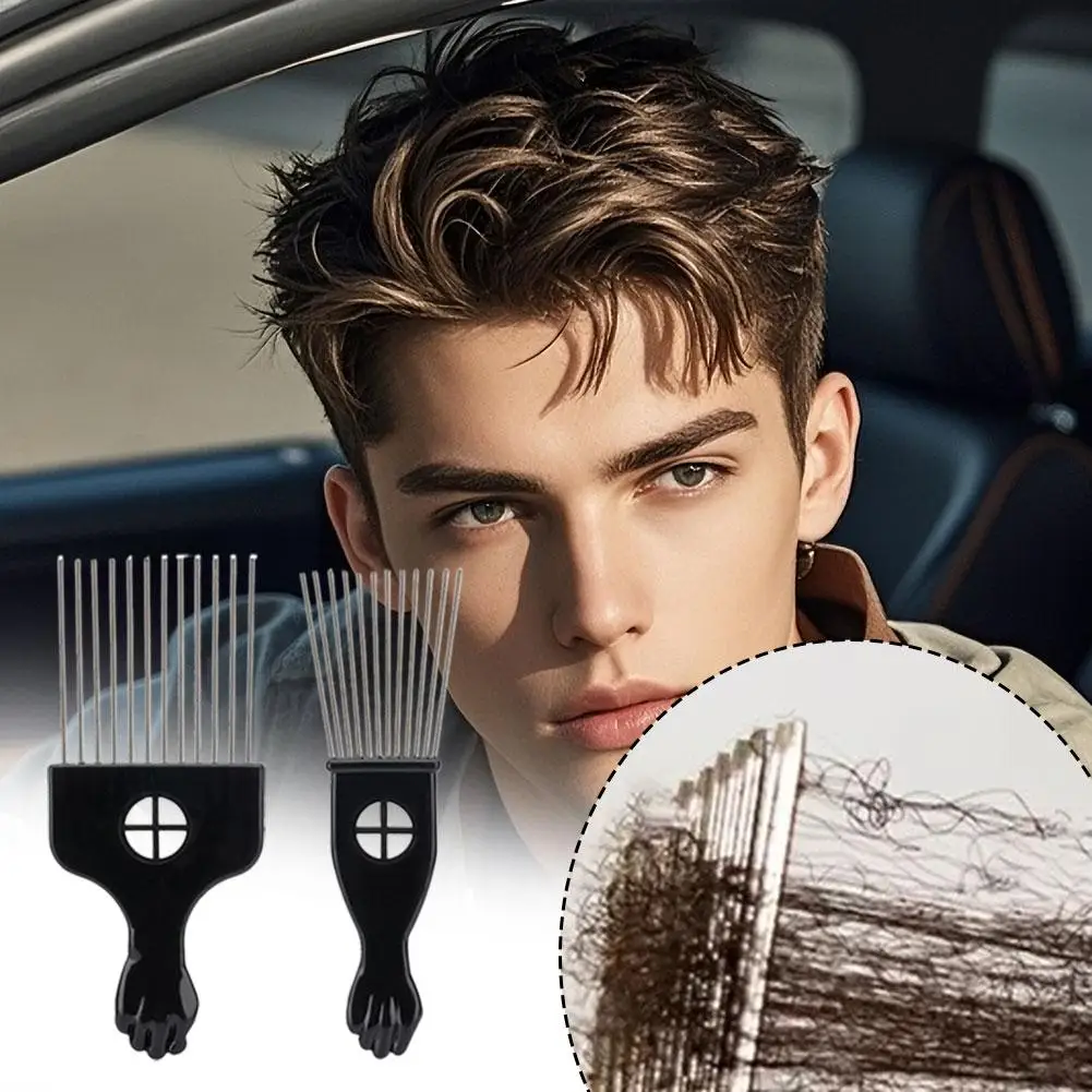 

Расческа для ухода за волосами Afro Pick Расческа для ухода за волосами Afro Pick с длинными булавками Инструмент для ухода за волосами Afro Pick Чужно распутывает и стили