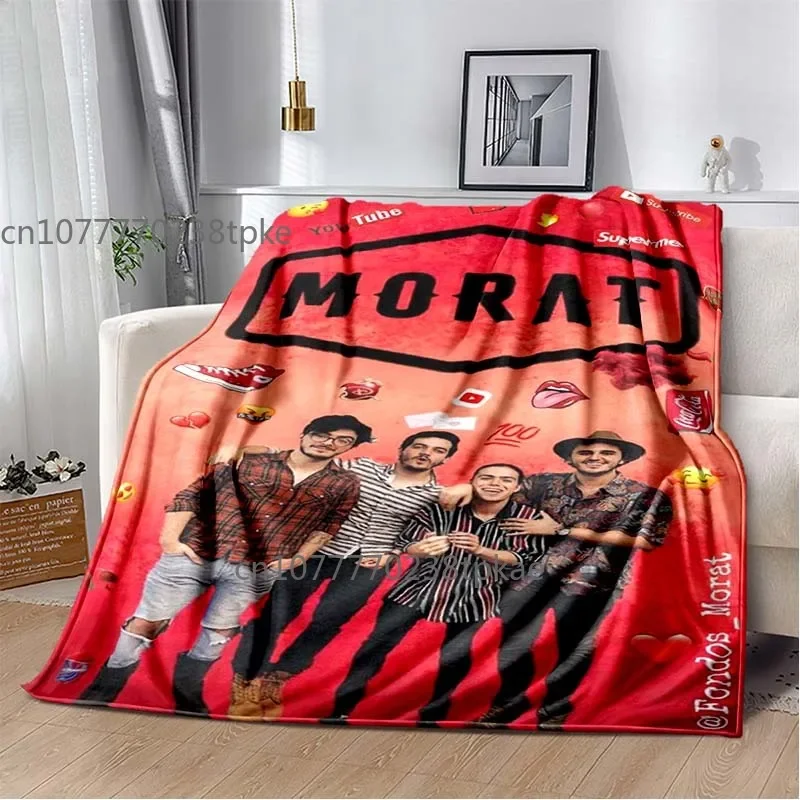 Colombia MORAT Band Poster Printed Blanket, Throw Blankets,for Sofa Bed Office Car, Brithday Gift