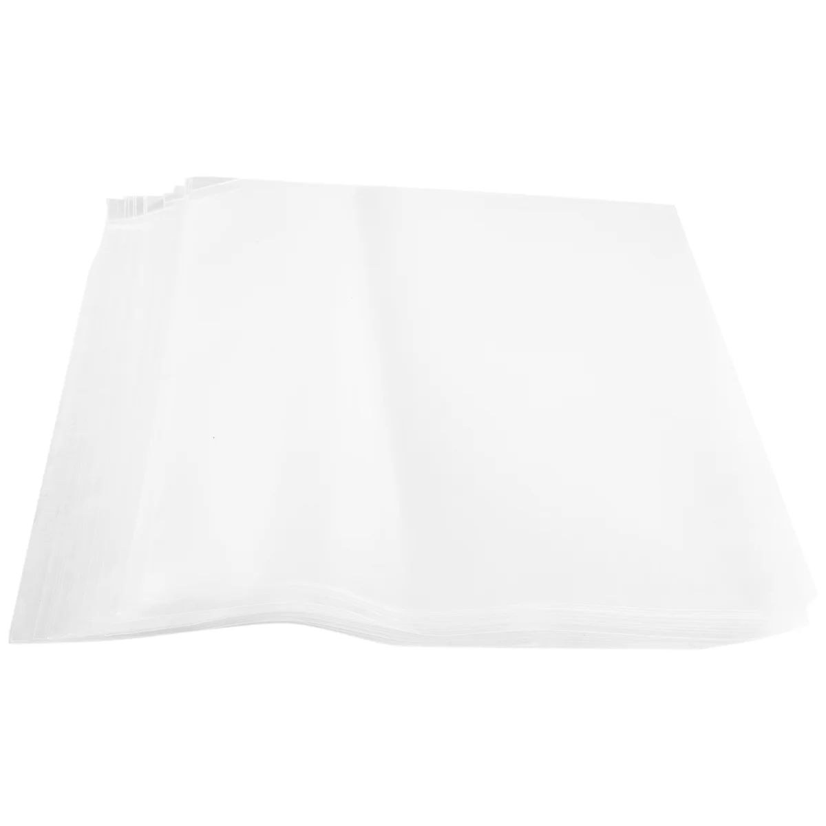SMIEA 30 Flat Open Top Bag 6.7Mil Strong Cover Plastic Vinyl Record Outer Sleeves for 12 Inch Double / Gatefold 2LP 3LP 4LP