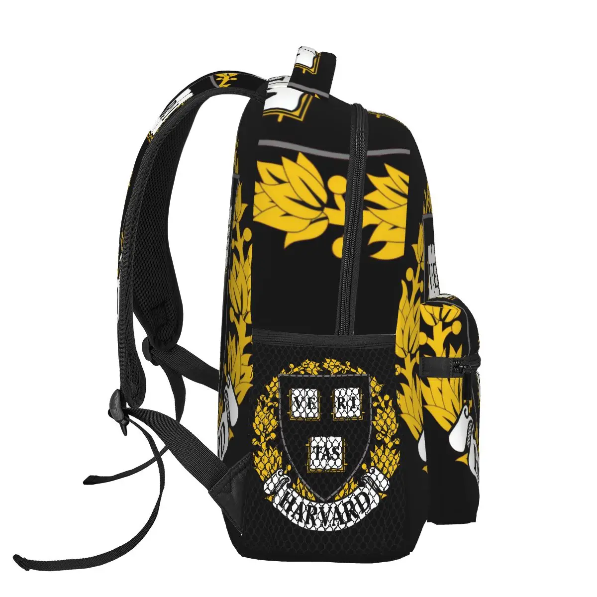 Mochila informal con logotipo de Harry Potter para estudiantes, morral Unisex para ordenador de viaje y ocio