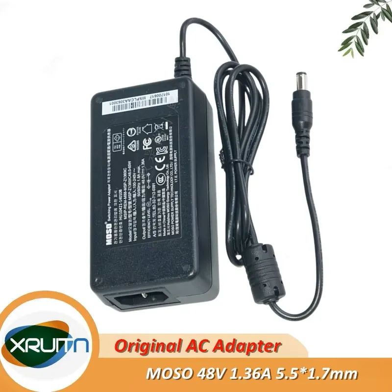 

Адаптер переменного тока MOSO MSIP-REM-MSP-Z1360IC 48 В 1,36 А MSP-Z1360IC48.0-65 Вт HU10421-1401 Зарядное устройство для монитора HIKVISION DS7604NI-E1