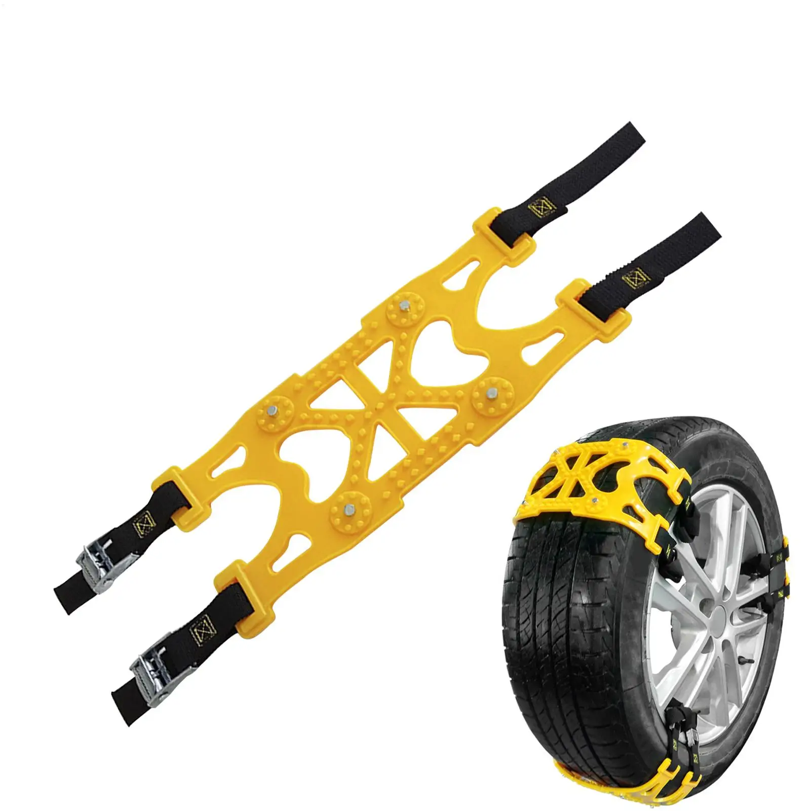 Tire Chains Car Snow Chains Anti-Slip Tools Driving Safety Equipment Durable Outdoor Tyre Gear For Winter Car Truck Motocycle