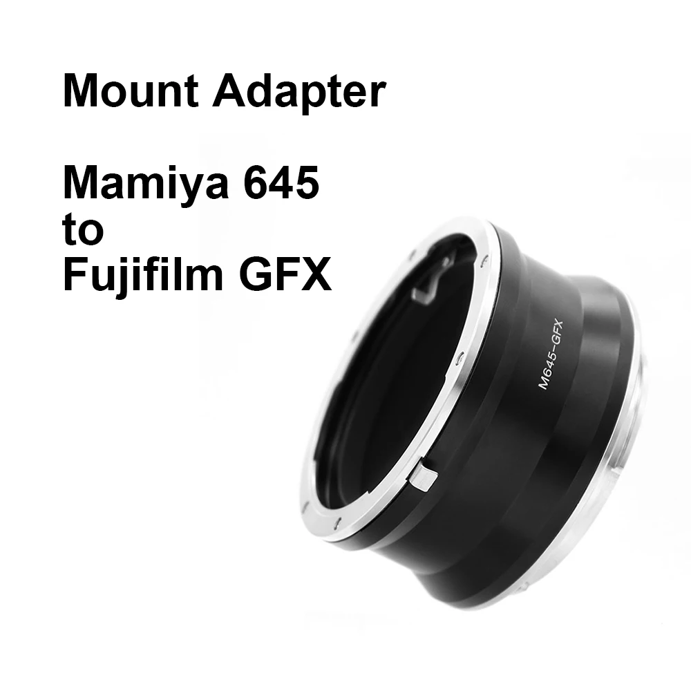 

M645-GFX For Mamiya 645 series lens - Fujifilm GFX Mount Adapter Ring for Fujifilm Medium Format camera GFX50s GFX50sII GFX100S