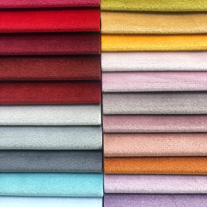 45x50cm Soft Solid Color 100% Polyester Dutch Velvet Fabrics for Furniture Sofa Curtain Cushion Home Decor DIY Handmade