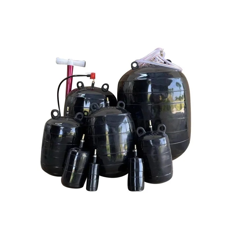 Natural Rubber Pipeline Plug Pipe Natural Rubber Drain Air Bag Inflatable Bung Stop Plug Block Heigth120mm 130mm 190mm ~ 440mm