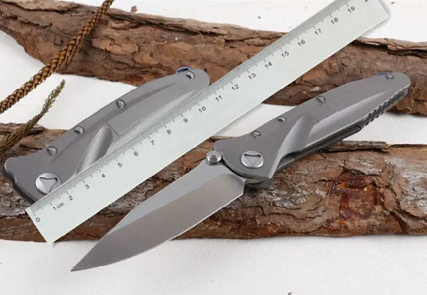 Mict DeltaFos Knife Drop Tanto D2 Blade TC4 Titanium Handle Outdoor EDC Survival Tool Knives - view 3