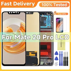 AAA+ Tested For Huawei Mate 20 Pro Lcd Display Touch Screen With Frame For Huawei Mate 20Pro Digitizer Assembly Replacement