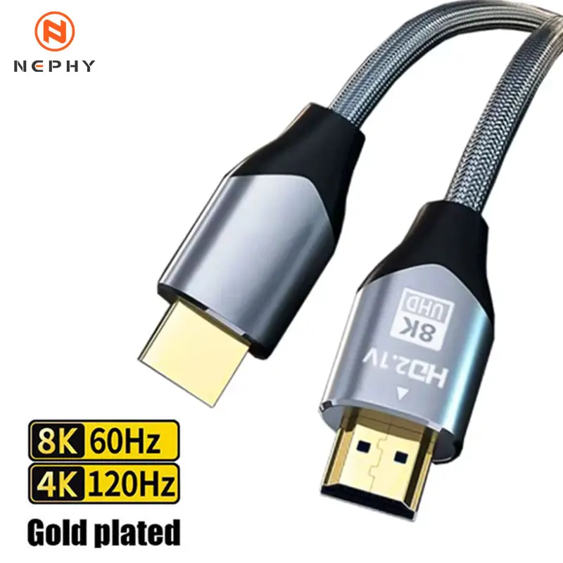 8K HDMI-Compatible Cable for Xiaomi TV Box PS5 Ultra High Speed Certified 8K@60Hz Cable 48Gbps eARC Dolby Vision Long 2m 3m 5m