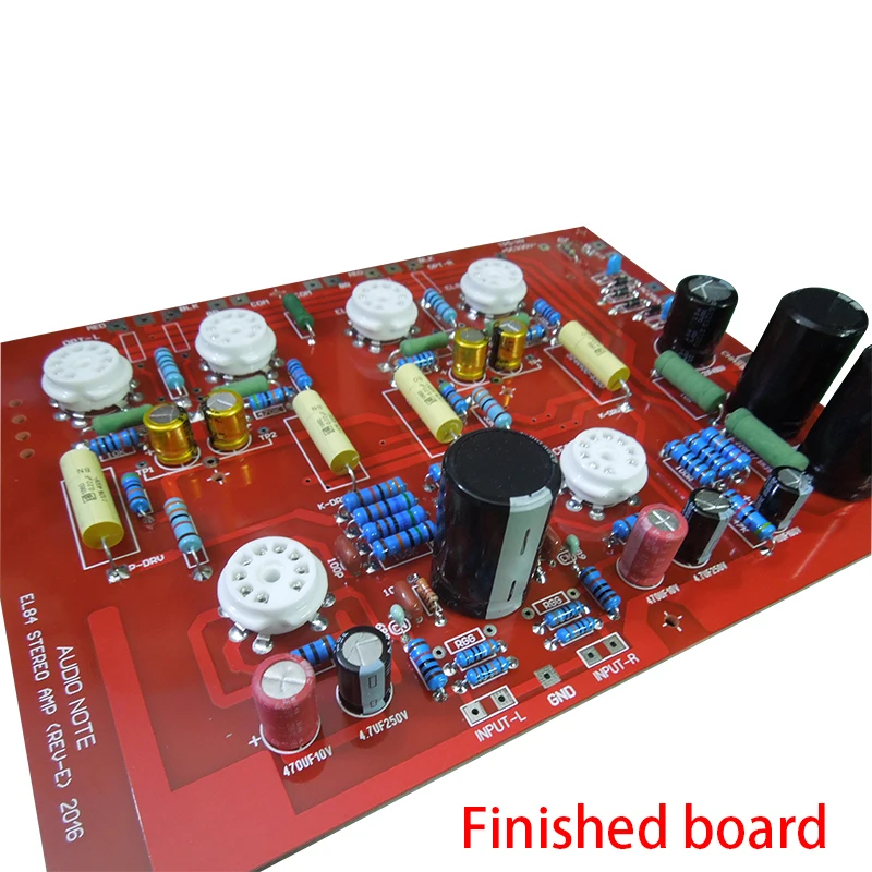 Latest HiFi Hi-End Stereo Push-Pull EL84 Vaccum Tube Amplifier PCB DIY Kit Ref Audio Note PP Board