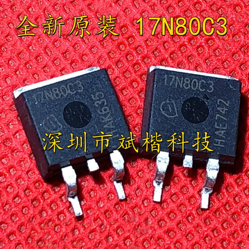 10 PÇS/LOTE 17N80C3 SPB17N80C3 MOSFET N-CH