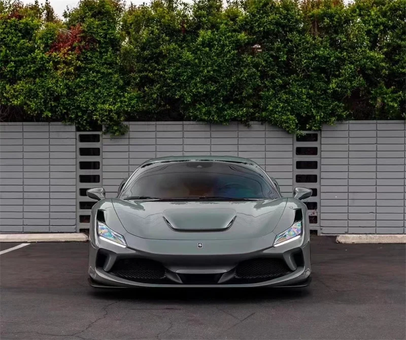 

Used for Ferrari F8 Upgrade N-style Carbon Fiber Front Bumper Lip Front Bumper Splitter Body Kit