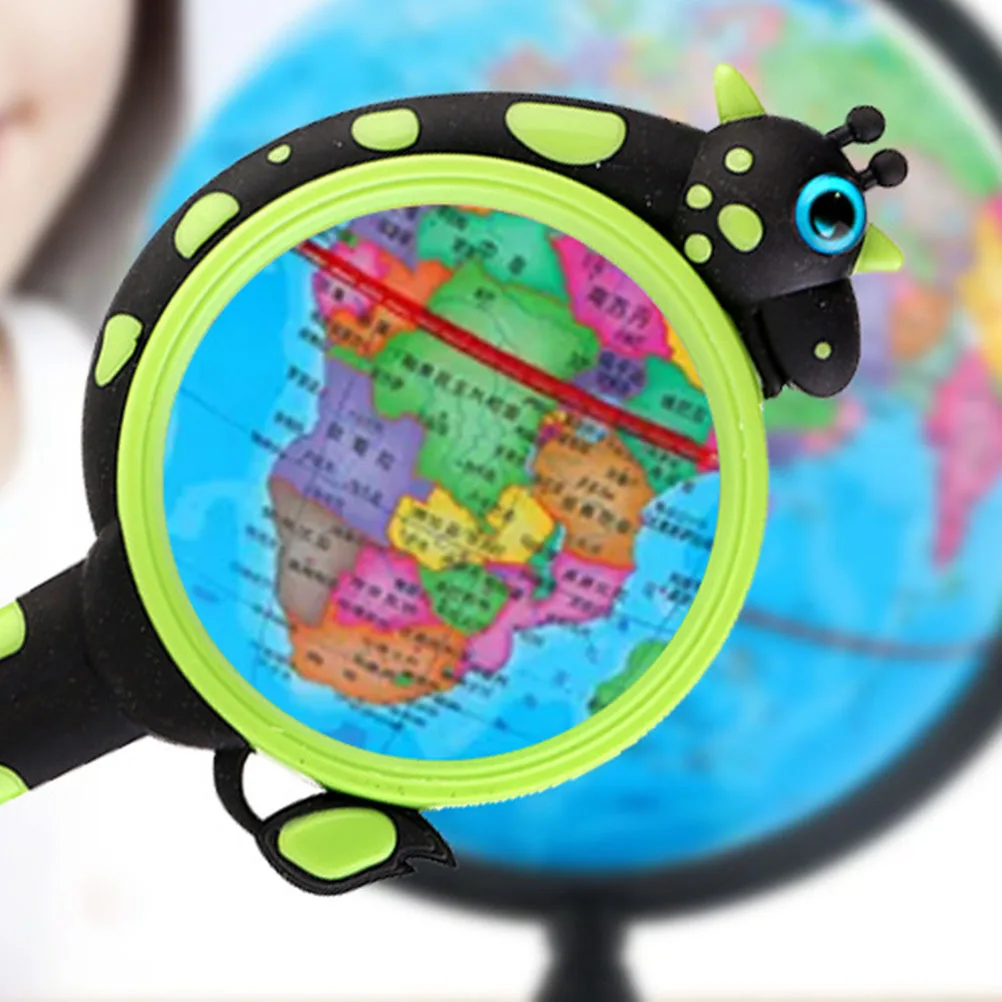 แว่นขยายสำหรับเด็กแบบพกพารูปยีราฟเครื่องมืออ่านการ์ตูนที่น่ารักทนทานของขวัญวันขอบคุณพระเจ้าคริสต์มาสที่ใช้งานได้จริง