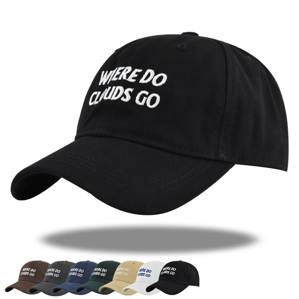 

New Unisex Jazz Hat Letter Embroidery Baseball Hats Hip Hop Breathable Personal Sunshade Versatile Street Fashion Trucker Caps