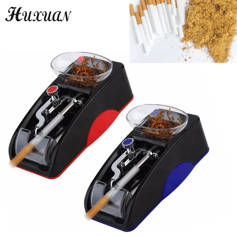 Cigarette Rolling Machine Tobacco Roller EU US Plug Smoking Tool DIY Electric Automatic Injector Maker Smoking Accessories