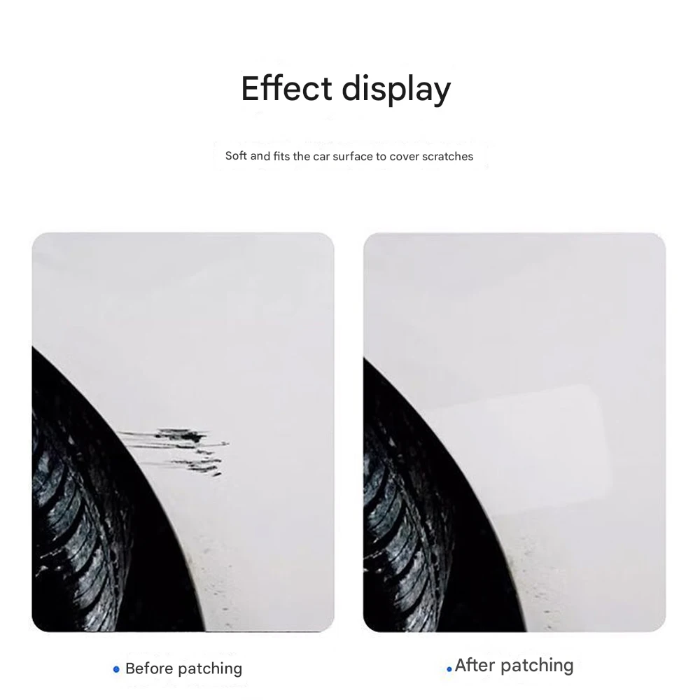 سيارة قذيفة خدش شريط لاصق دنت اخفاء لاصقة تزيين واقية من الشمس لاصق قوي Traceless المضادة للصدأ باب السيارة #3