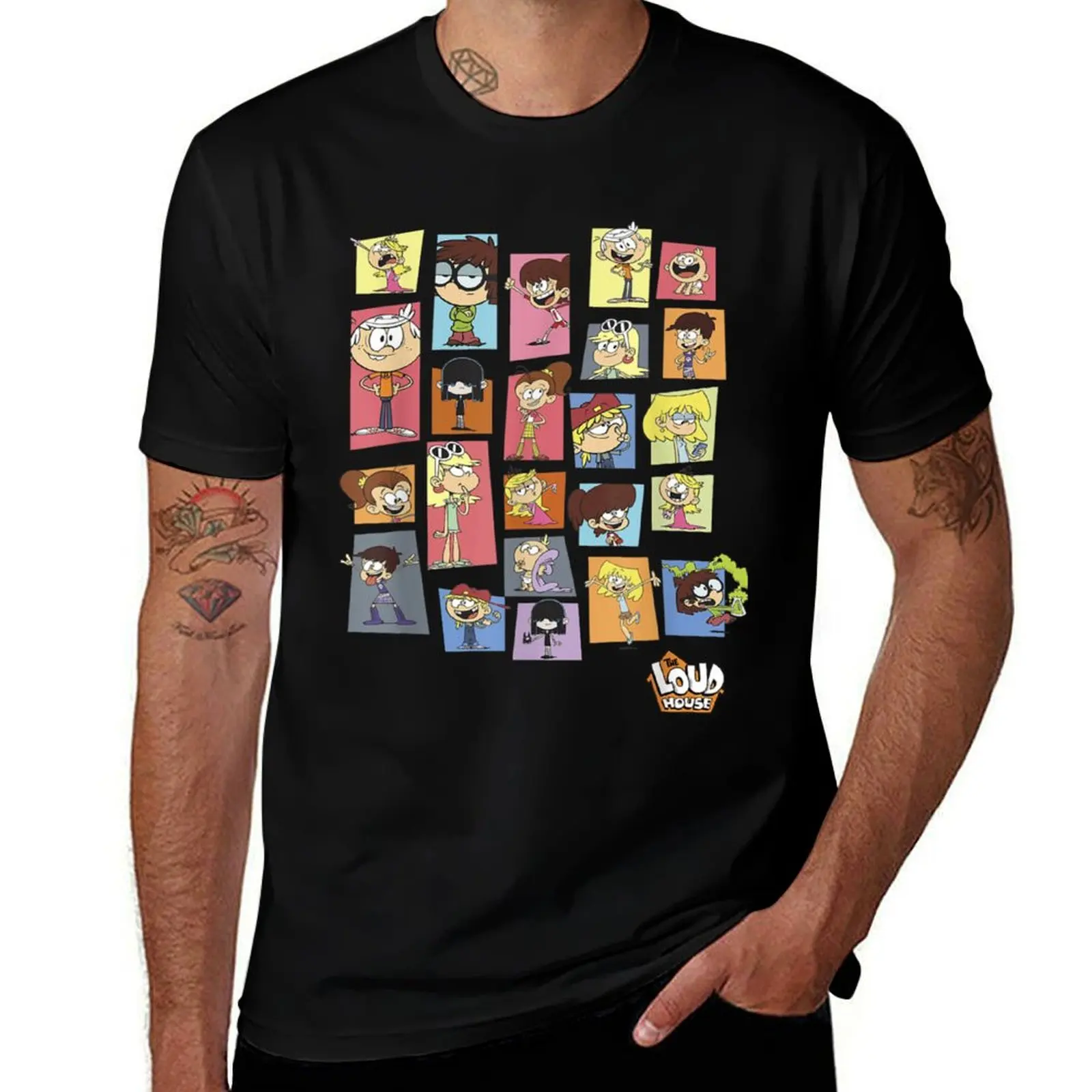 The Loud House Colorful Panels T-Shirt Moisture Control Sports Tee