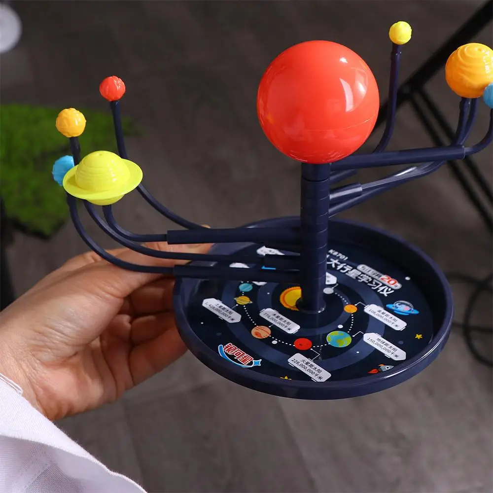 3D Creatieve Balstandaard Set Wetenschapsproject Educatief Speelgoed Kinderen Astronomie Kinderspeelgoed DIY 9-planeten Zonnestelsel Model