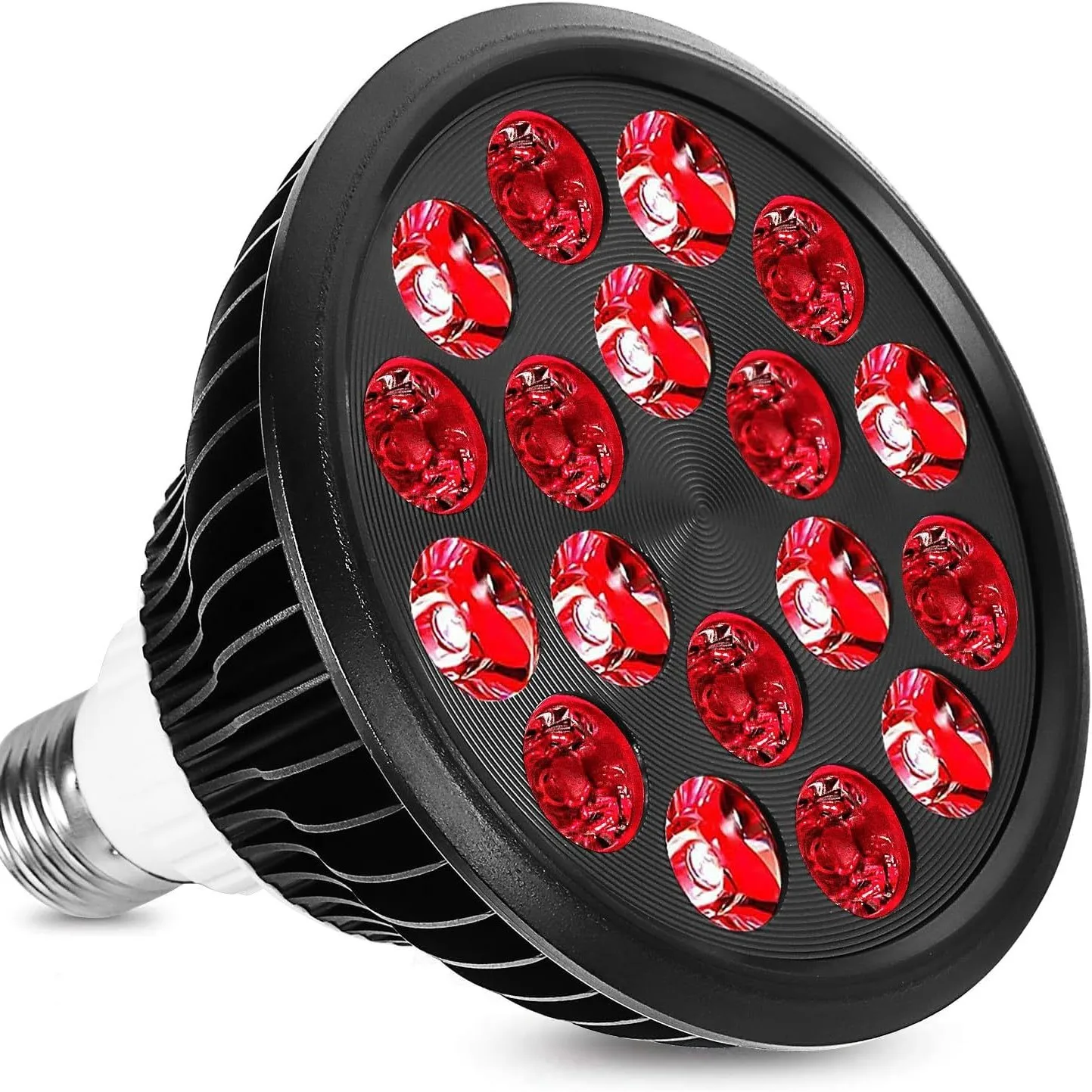 

Лампа для светотерапии E27 LED, красная, 54 Вт, 660 нм и 850 нм, инфракрасная лампа для ухода за кожей и снятия боли, 360° ° Регулируемый