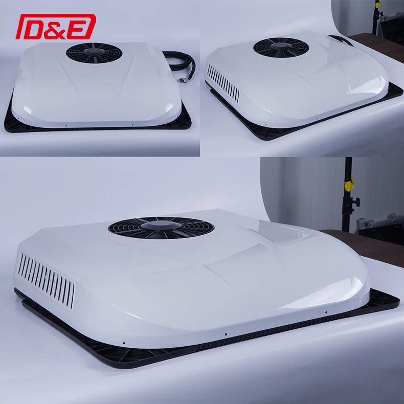 

Quality 24V 2200W Cooling Capacity Rooftop Parking Air Conditioner For Trucks Vans RVs