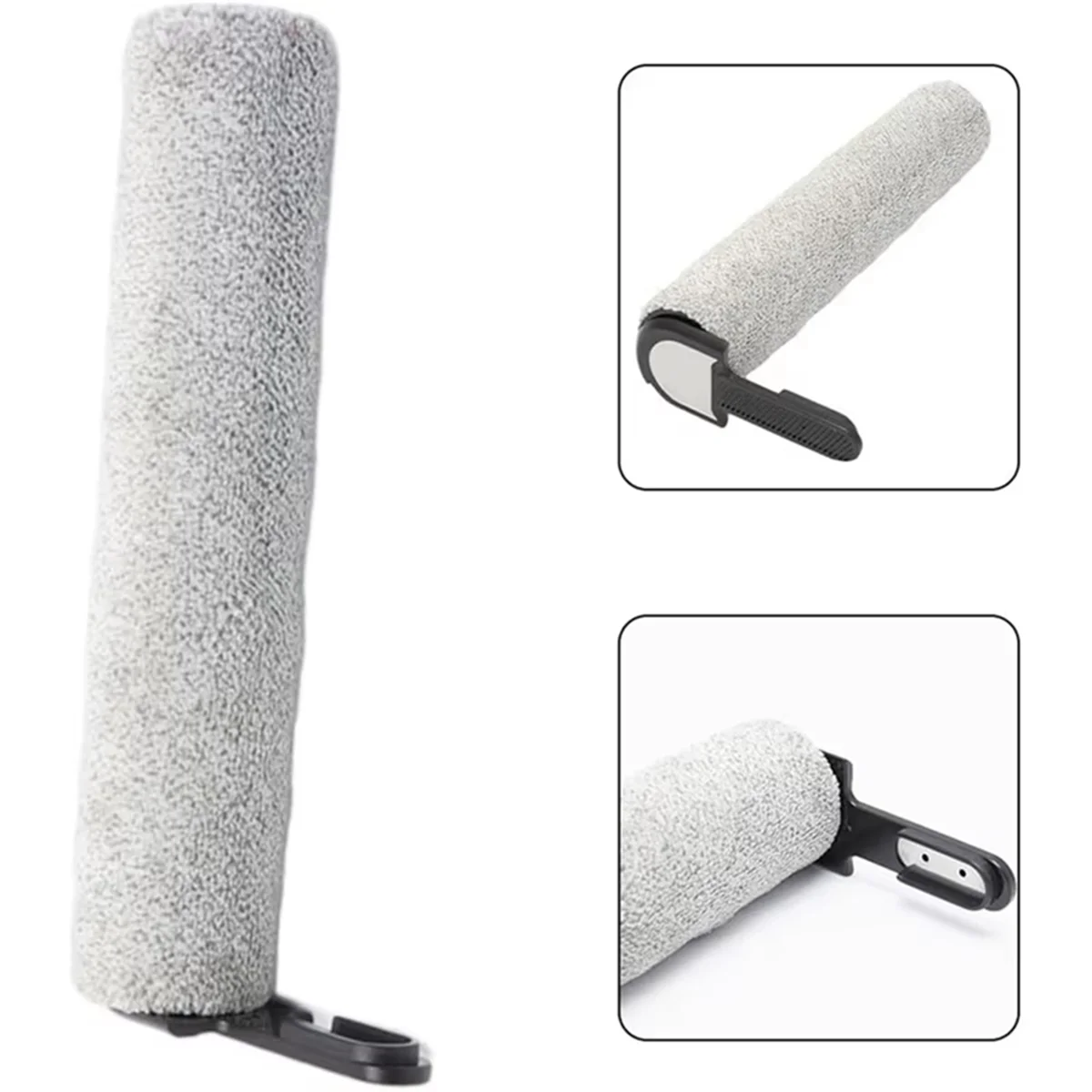 

CLCUV 2PCS Main Roller Brush for Ultenic AC1 Elite Floor Scrubber Wet Dry Vacuum Cleaner Accessories