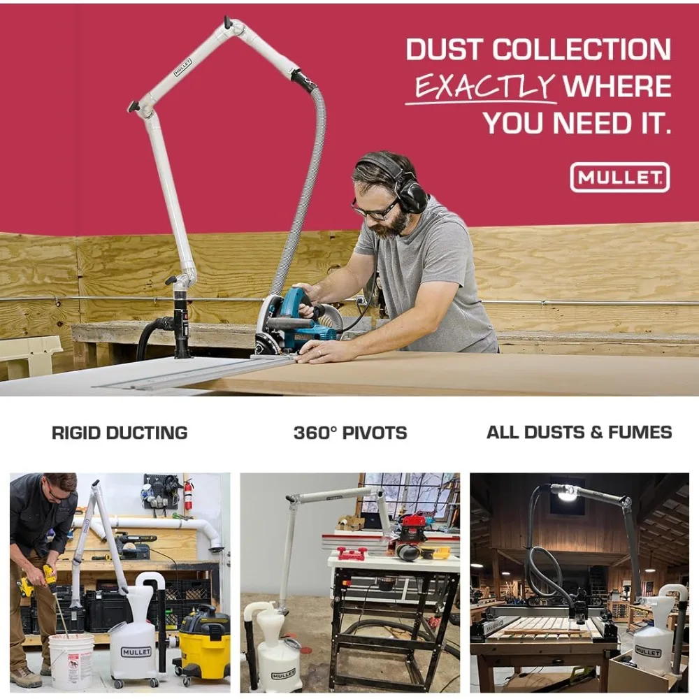 

ThirdHand Dust Collection Boom Arm (Boom Arm + Cyclone)