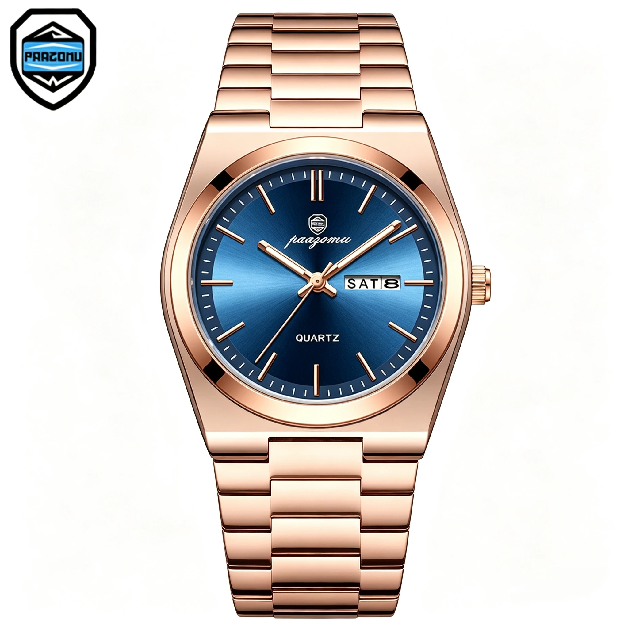 Minimalist Waterproof Quartz Watch, Unisex