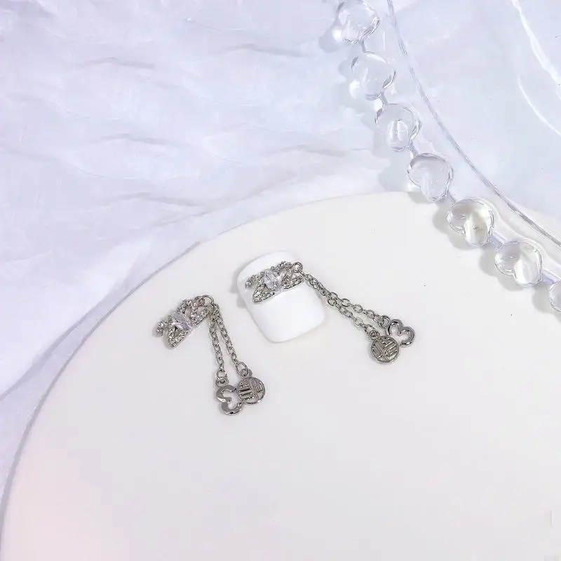 R3MF Nails Art Rhinestones Diamonds kim loại kim loại trang trí hợp kim trang trí móng tay