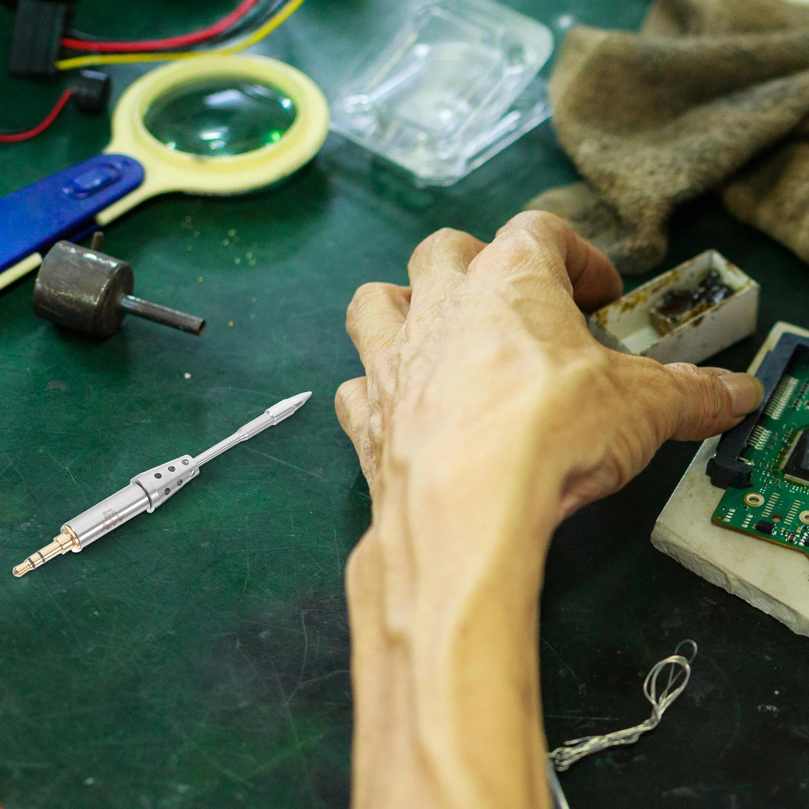 Ts80p Ts80 무선 납땜 인두용 교체용 납땜 팁, 파인틸 용접 납땜 인두 헤드 액세서리