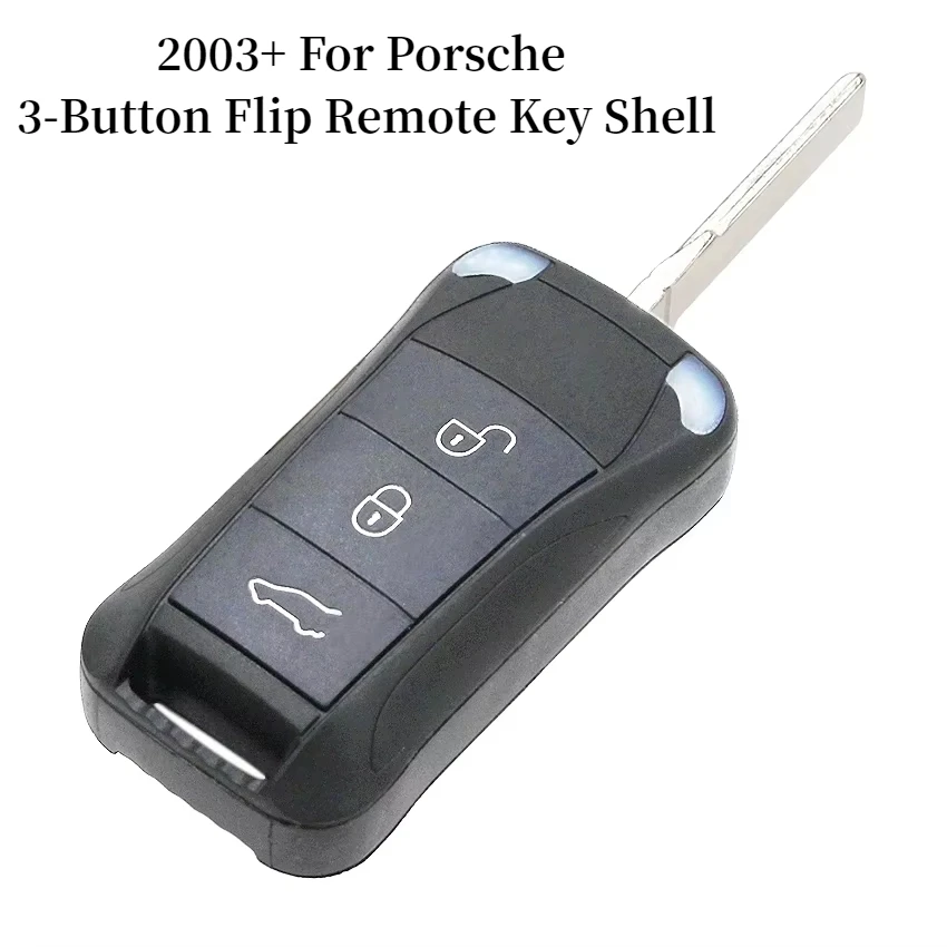 ​ 2003+ dla Porsche 3-przyciskowy pilot zdalnego sterowania do Porsche Cayenne Uncut HU66 Blade