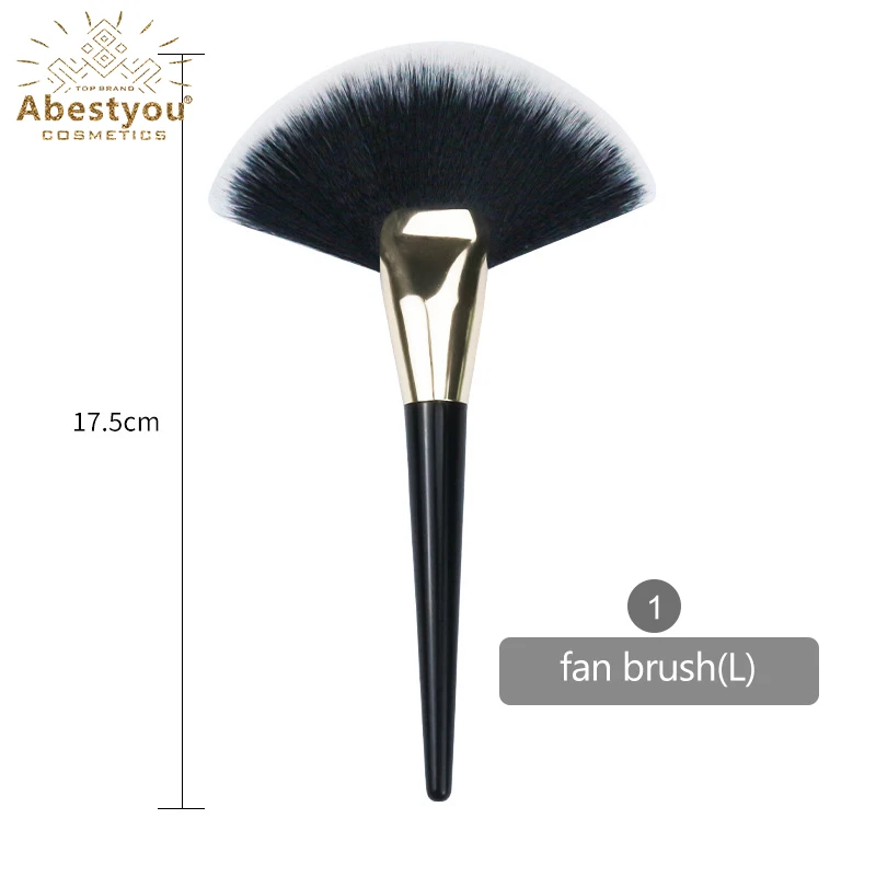 Abestyou High Quality Professional Makeup Products Fan Powder Foundation Eyeliner Brush Maquillage Femmes Pinceau De Maquillages