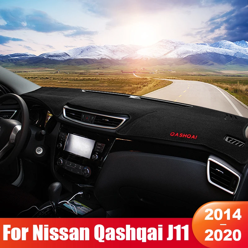 

For Nissan Qashqai J11 2014 2015 2016 2017 2018 2019 2020 Car Dashboard Sun Shade Cover Mat Instrument Panel Pad Accessories