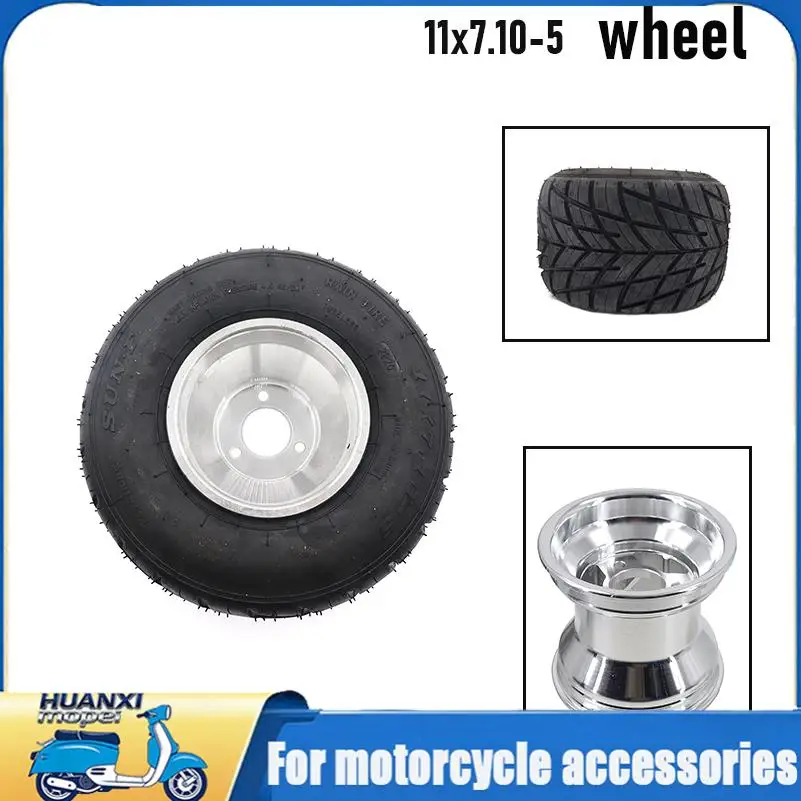 5-Inch 11x7.10-5 Rear Wheels Suitable for Karting Tires, Karting ATV UTV Karting Tires. Off-Road Use Only Fast Delivery