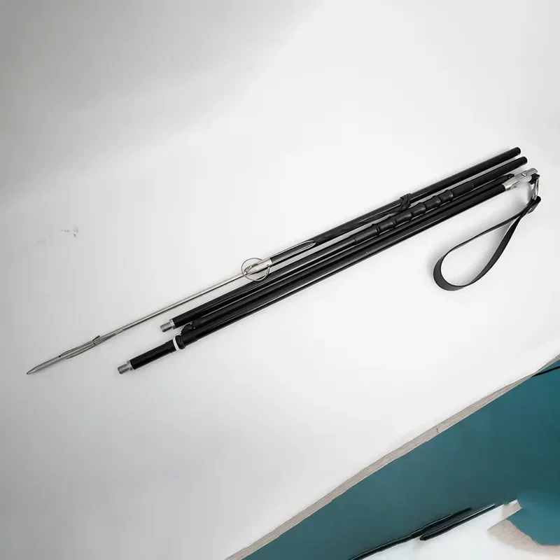 2026 New Design Hand Spear Spearfishing Pole Spear with Roller and Rubber Sling for Diving and Fishing