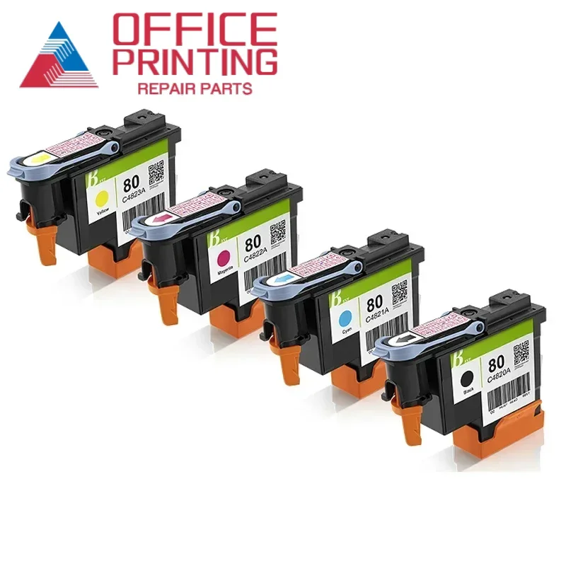 

For HP 80 Printhead C4820A C4821A C4822A C4823A HP80 Print Head For HP Designjet 1050 1055 1055cm 1050c Plus Printer (BK C M Y)*