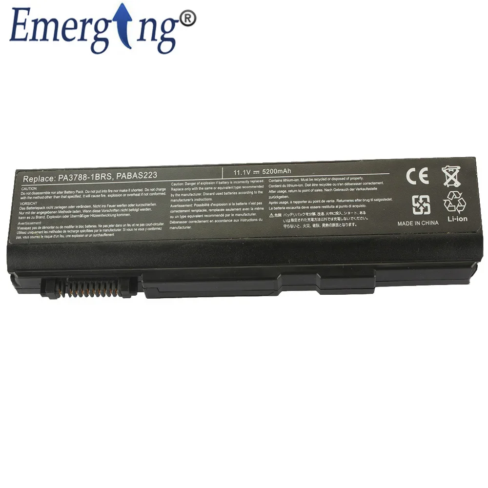 11.1V New Laptop Battery for Toshiba PA3788U-1BRS S500 Satellite K40 L40 K45 A11 M11 S11 PA3788U PA3786U PA3787U