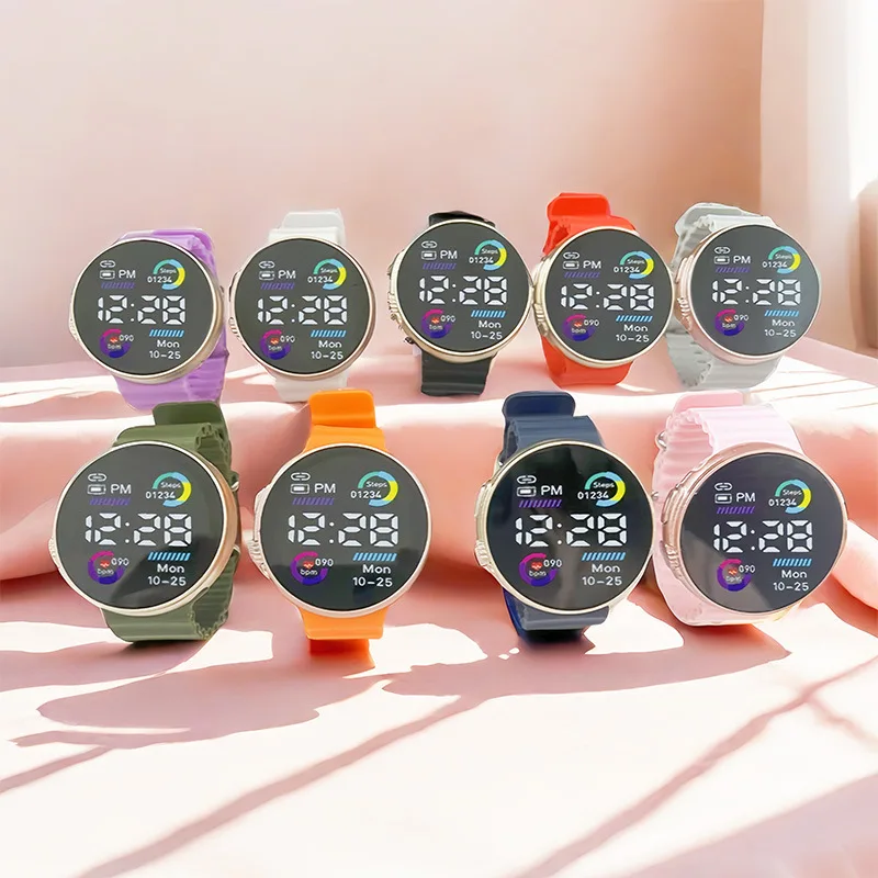 ساعة أطفال ذات طابع بحري الأكثر مبيعًا مع إضاءة خلفية LED رياضية رقمية مقاومة للماء لطلاب الأطفال بالجملة