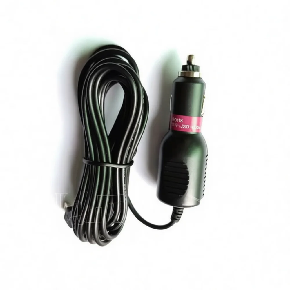 Universal Car Adapter Cord For Dash Cam GPS Navigator 12V 24V Step Down To 5V Power Charging Lead Easy Installation