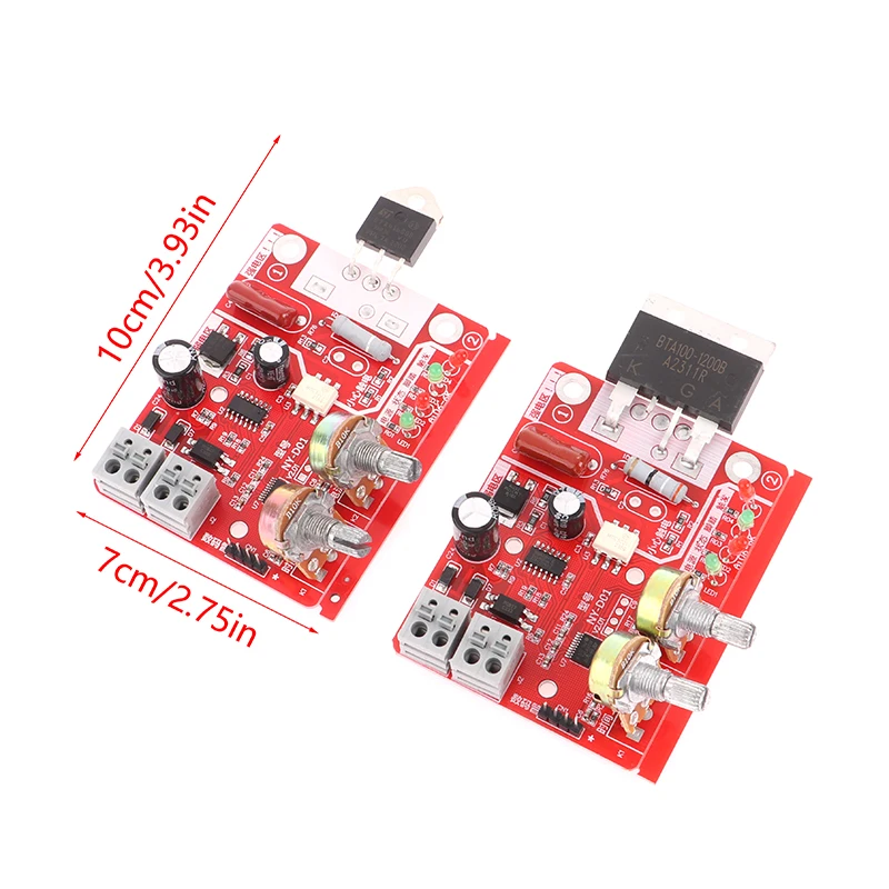 40A/100A Spot Welding Machine Control Board Welder Controller Module Adjustable Time Current For Resistance Welding -40/100A