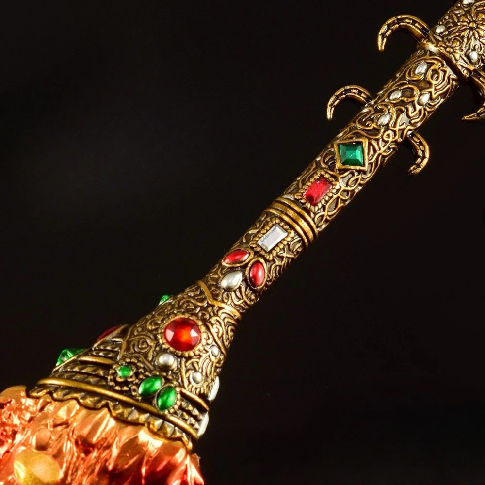 30 cm Eldenn Game Perifere lava mes wapens Model Metalen Katana Cosplay Props Met Schede Vervaardigd Ornamenten Jongen Speelgoed Geschenken