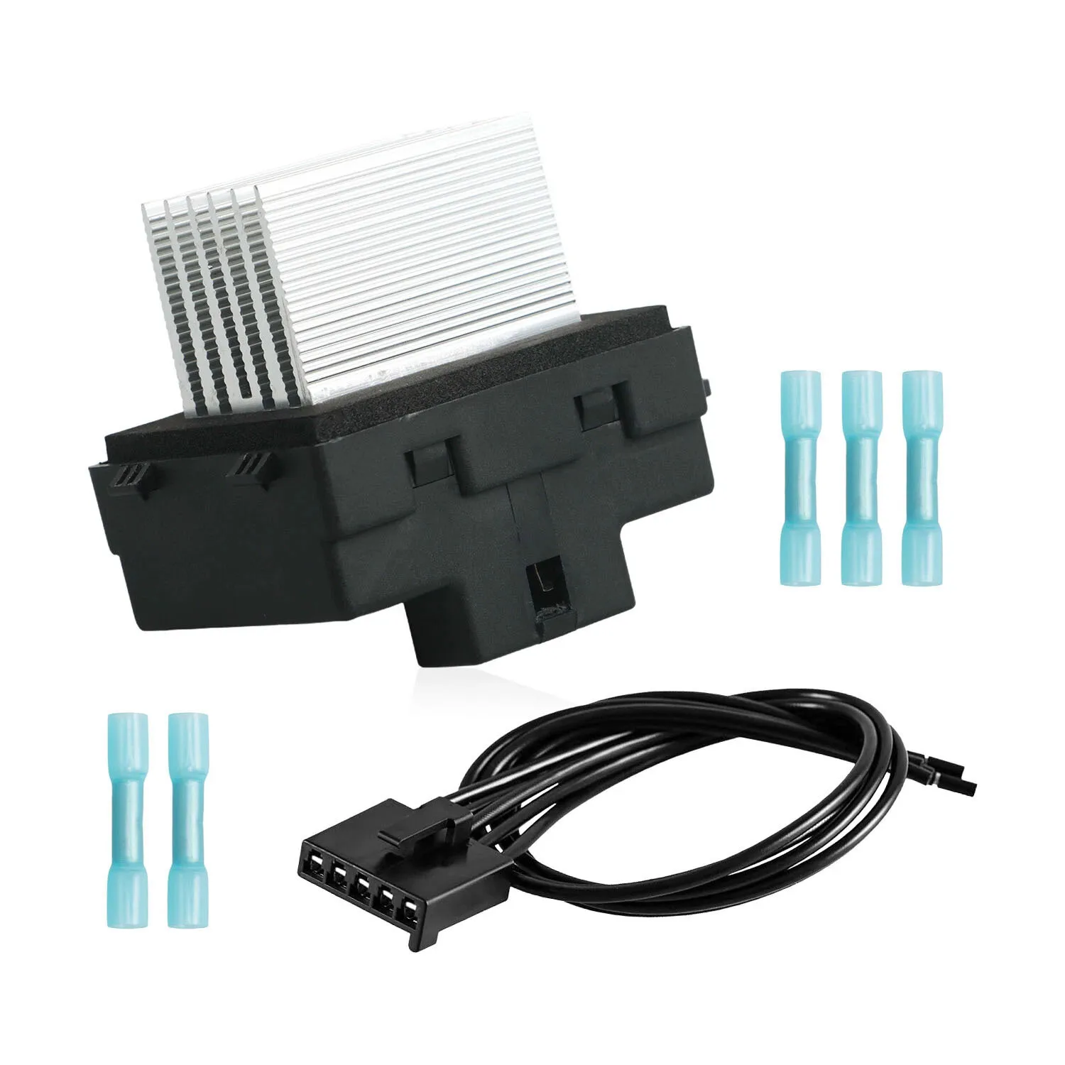 FOR 8E5Z19E624A HVAC Blower Motor Resistor 4‑Pin For Ford Fusion Mercury Milan Lincoln MKZ Zephyr Replace 6E5Z19E624AA RU797