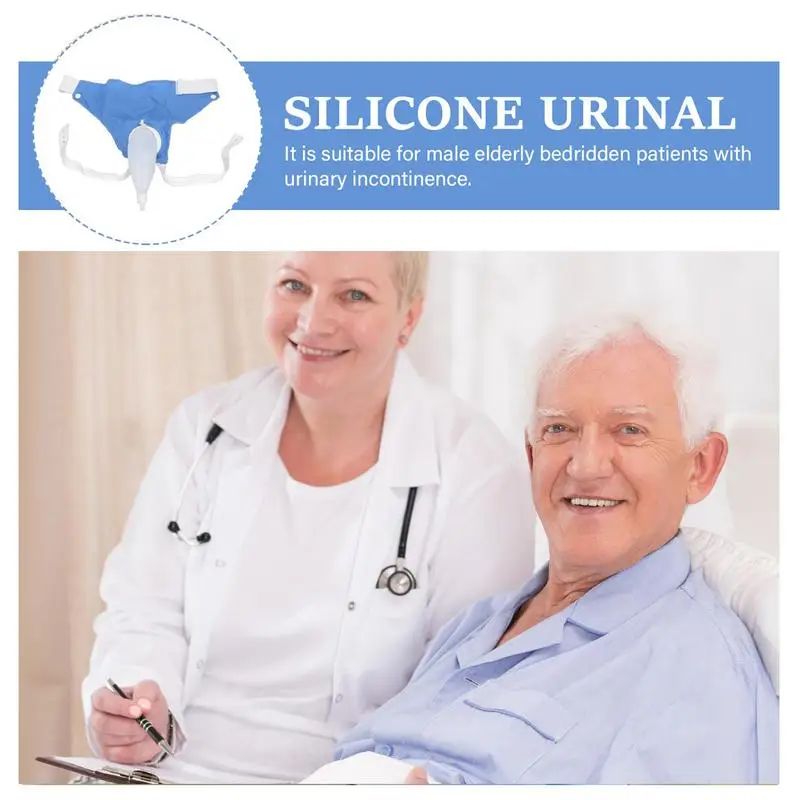 

Wearable Urine Collector For Men Silicone Urine Collector With Elastic Waistband Personal Care Products Leak-proof Urinary