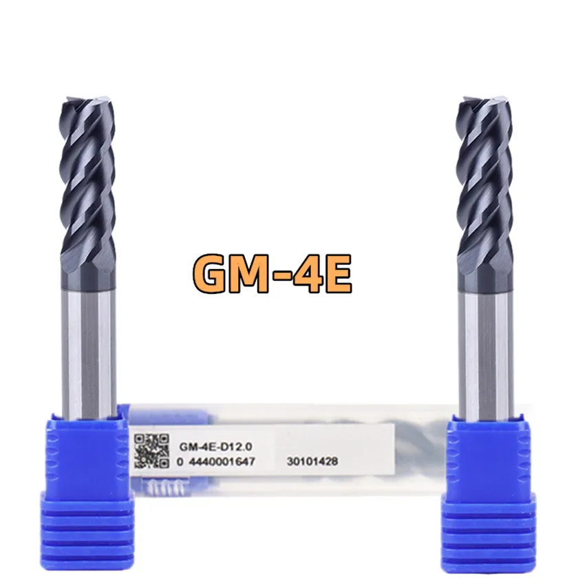 GM-4E GM-4E-D7.0 D8.0 D9.0 D10.0 D11.0 D12.0 D14.0 D16.0 D18.0 D20.0 ZCC.CT Four Edge Parallel shank Flat End Mills 1pcs/box