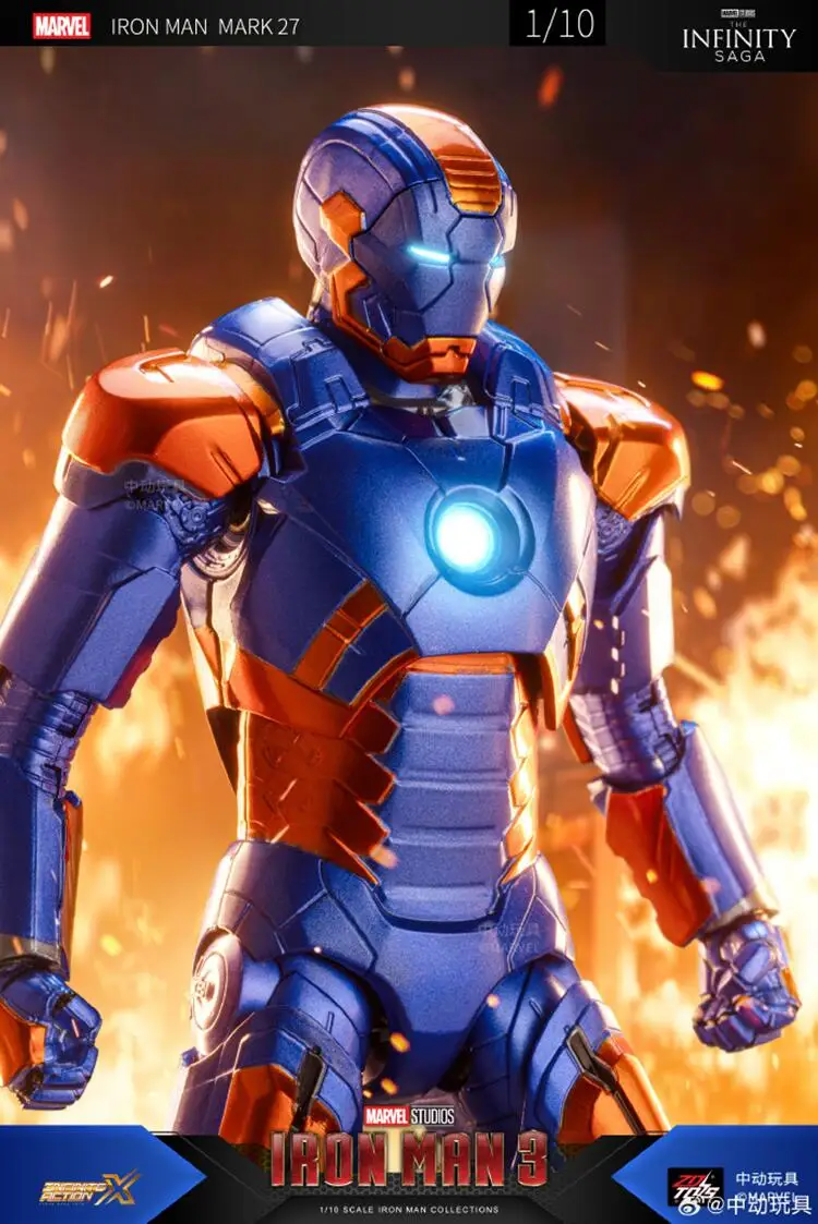 オリジナル ZDDTS 1/10 比率 アベンジャーズ アイアンマン マーク 27