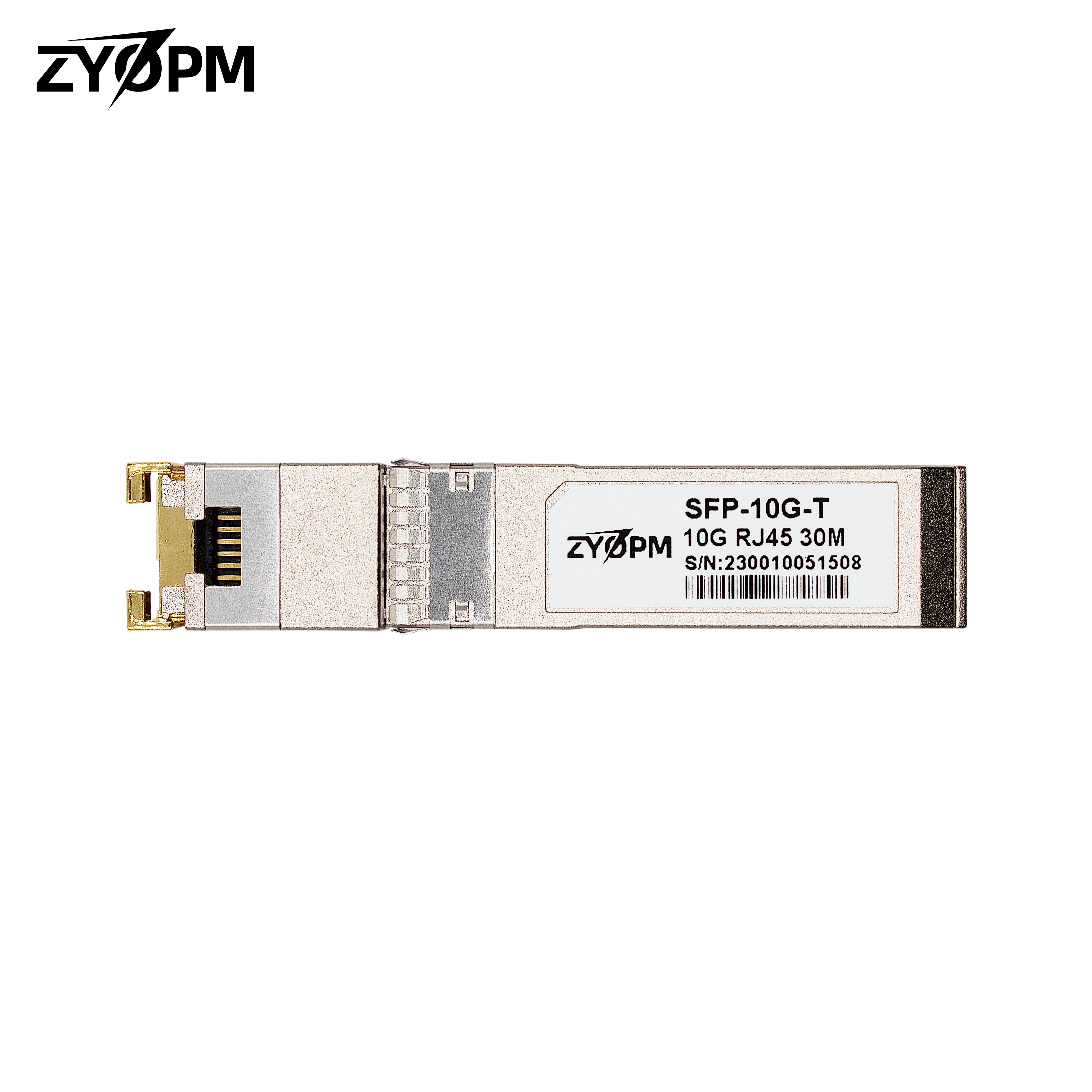 Imagem -02 - Transceptor 10gbase-t Sfp Mais Rj45 10gbe Sfp Mais Cobre Ethernet Cat6a Módulo até 80m para Cisco Sfp10g-t-s Mikrotik e Mais