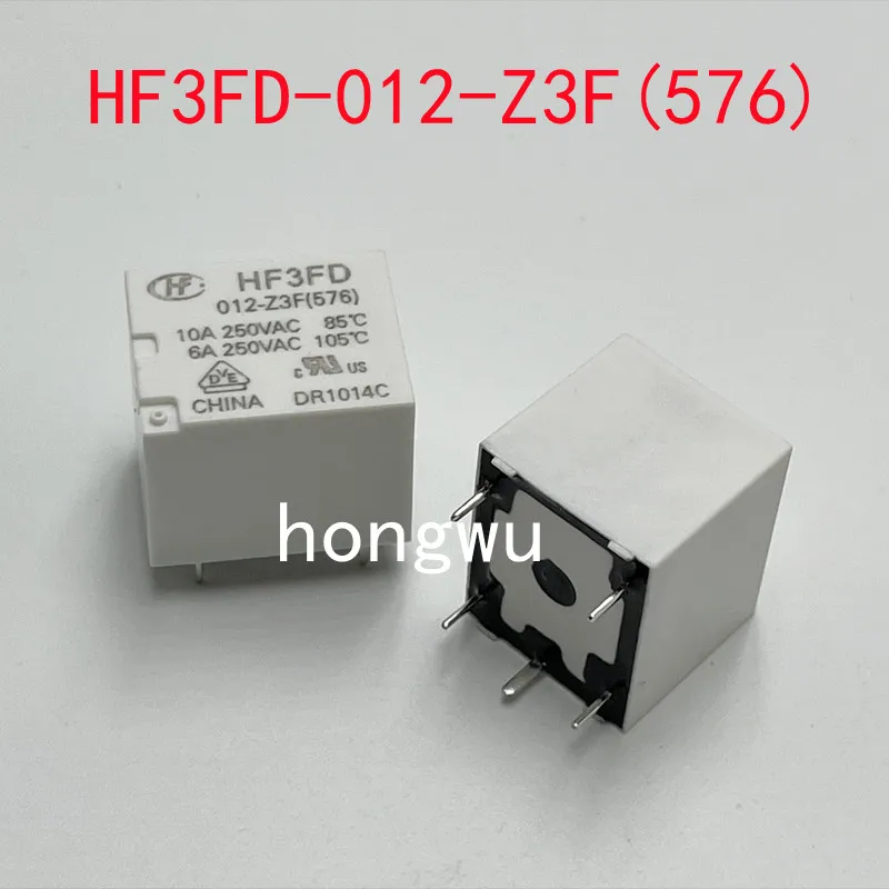 100% Original New 1PCS/ HF3FD-012-Z3F(576) DC12V relay 10A 5pins