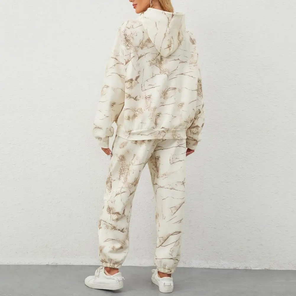 2025 décontracté deux pièces ensembles femmes tenues Streetwear sport d'été loisirs manches longues à capuche fond épais pantalon costume femme