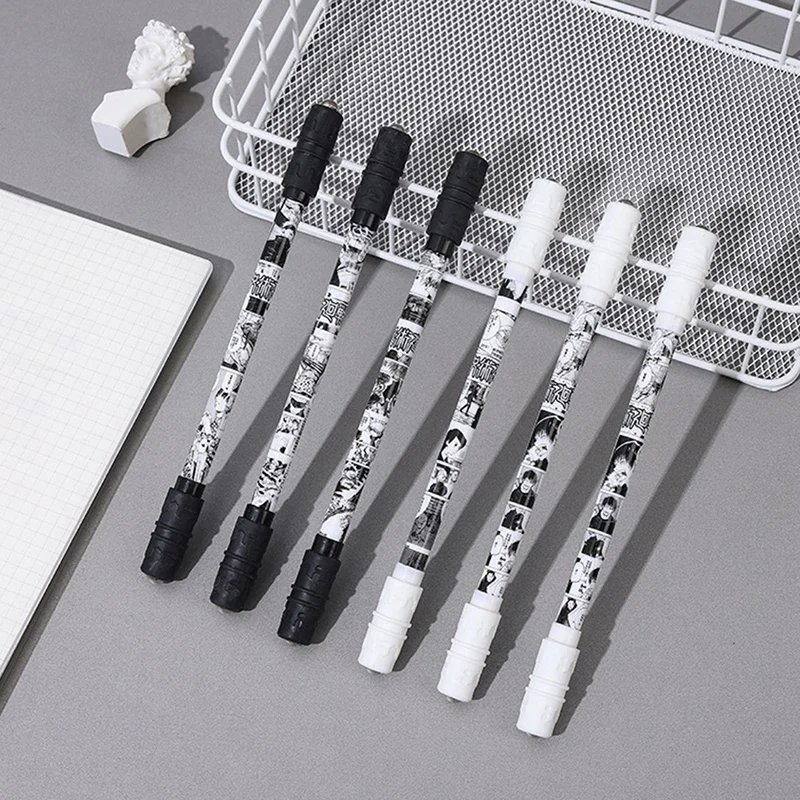 

1Pcs Non Slip Coated Spinning Pen Rolling Pen Ball Point Improve Learning Office Supplies Random