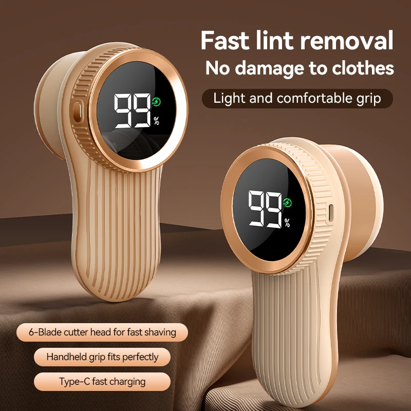 Electric Lint Remover Portable Fabric Shaver Rechargeable Hair Ball Trimmer Clothes Lint Machine Fuzz Pellet Remover
