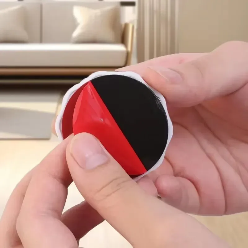 4 قطع عجلات ذاتية اللصق تحمل 5 خرز عالمي 360 درجة ° عجلات دوارة لصناديق تخزين الأجهزة المنزلية #3